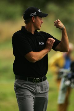 A golf swing uses muscles from the upper body and torso, down to the legs.