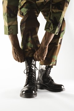 A properly bloused pant leg seals off the bottom of the pants.