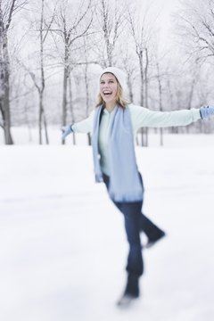 Jupiterimages/Brand X Pictures/Getty Images Balancing exercises can improve your skating.