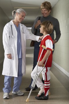Darrin Klimek/Digital Vision/Getty Images Pediatricians treat children's illnesses and injuries.