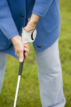 The club should feel natural in your hands when the grip is aligned correctly.