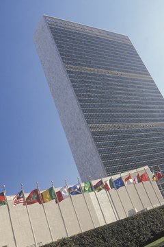 Comstock/Stockbyte/Getty Images The United Nations hires many translators and interpreters.