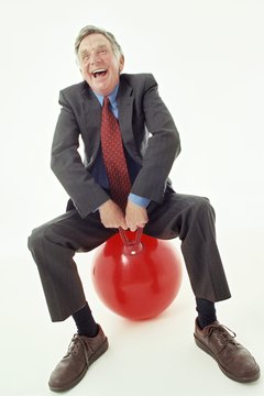 BananaStock/BananaStock/Getty Images The silly boss is difficult to gauge when stress arises.