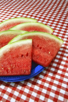 Thinkstock/Comstock/Getty Images The nutritious white rind of the watermelon may offer medical benefits.