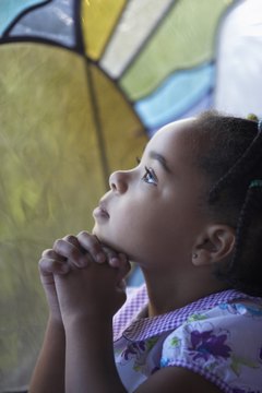 Young children who pray often feel closer to a higher power.