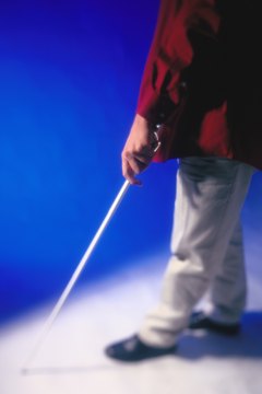 Modifications can be made so that visually impaired students can participate in physical education classes.