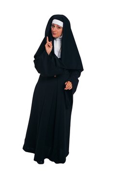 Catholic nuns have a reputation as strict disciplinarians.