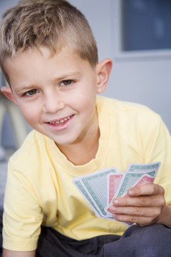Playing cards already are printed with numbers that work well for math games.