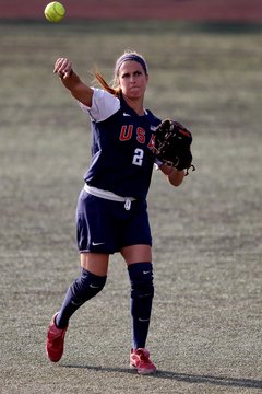 Scott Heavey/Getty Images Sport/Getty Images USA Softball's Kelly Grieve throws against Argentina during the XVI Pan American Games in 2011.