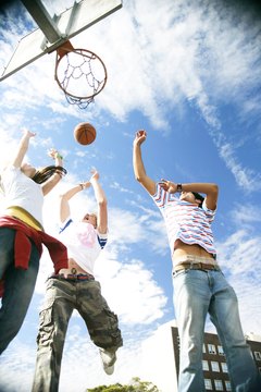 You can use math to figure out how to sink a basket.