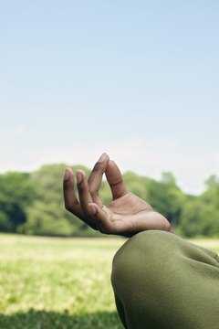 The chin mudra represents the union between divine and individual consciousness