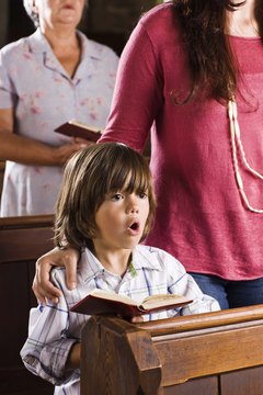 Holy songs are used for eucharist services.