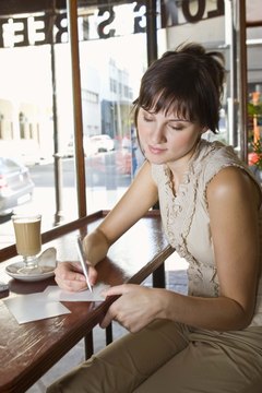 Jupiterimages/Goodshoot/Getty Images Let your boss know how you feel in a letter.