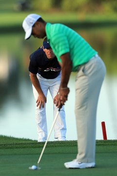 Even the pros get help. Before he won the 2012 Arnold Palmer Invitational, Tiger Woods practiced under the watchful eye of his swing coach, Sean Foley.