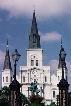 St. Louis Cathedral in New Orleans was racially segregated during the Jim Crow era.