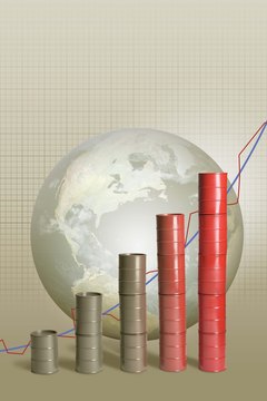 Jupiterimages/Comstock/Getty Images If you think the price of oil will rise, buy low-priced oil contracts.