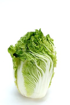 Jupiterimages/Photos.com/Getty Images Napa cabbage is the best vegetable source of zinc.