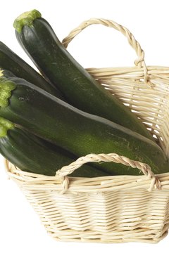 Hemera Technologies/PhotoObjects.net/Getty Images Courgettes are high in vitamin K and vitamin C.