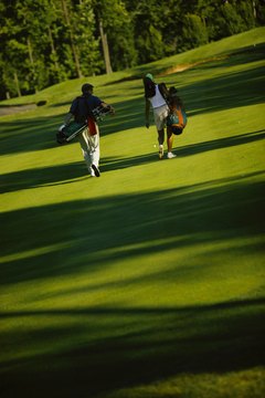 Walking the 18-hole course while playing golf is a great way to lose weight