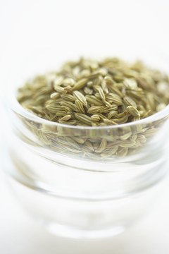 Jupiterimages/Photos.com/Getty Images Fennel seeds may help ease digestive problems.