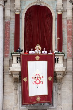 Pope Benedict XVI, the 265th Pope in the Church's history, delivers a Christmas message to Catholics in 2012.
