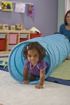 Creative play equipment is a must at a new childcare facility.