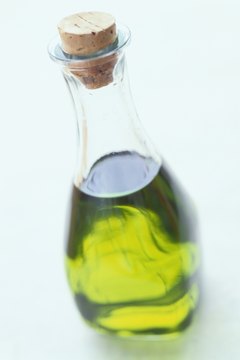 Ryan McVay/Photodisc/Getty Images Olive oil contains mainly heart-healthy monounsaturated fat.