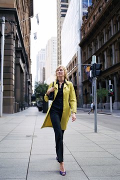 Digital Vision/Digital Vision/Getty Images Walk to work whenever possible.