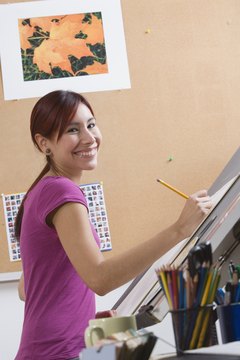 Comstock Images/Comstock/Getty Images You decide how far you want to take your passion for illustration.