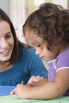 Your preschooler enjoys crafts that reinforce vacation Bible school lessons.