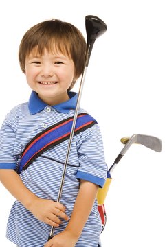 Outfit your child with clubs of proper length.