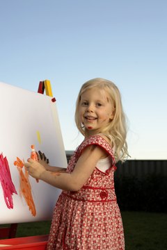 Some simple accommodations make painting accessible to children with various special needs.