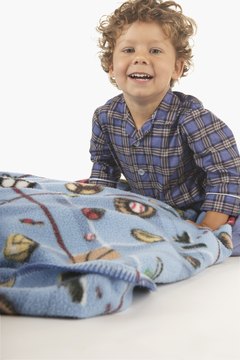 Loud patterns on blankets may overstimulate some children.