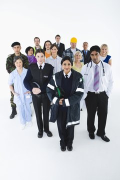 Jupiterimages/Polka Dot/Getty Images Inflation can affect job creation and wages.