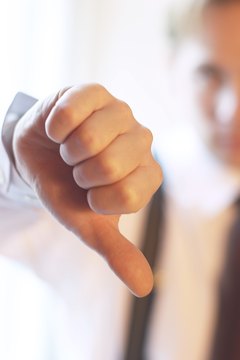 Hemera Technologies/AbleStock.com/Getty Images Rejection is hard to take, especially on a mortgage application.