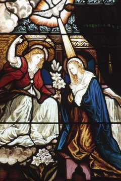 Doves frequently symbolize the Holy Spirit.