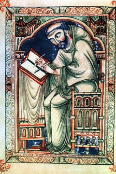 monks ages middle saxon anglo manuscripts scribe monk eadwine facts century getty manuscript illuminated writing monastery saxons educated highly were