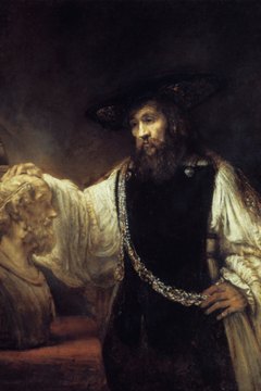 'Aristotle contemplates the bust of Homer', Rembrandt