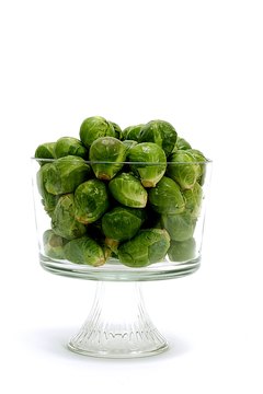 Jupiterimages/Photos.com/Getty Images Brussels sprouts are low in fat and calories.