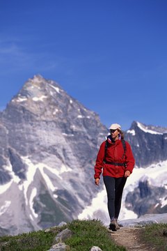 Comstock Images/Comstock/Getty Images Stair stepping might help you prepare for your climb.