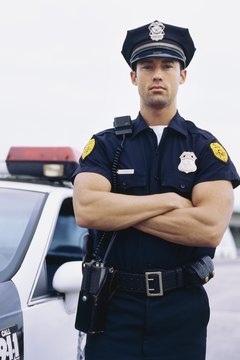 Police officers receive initial training through a police academy.