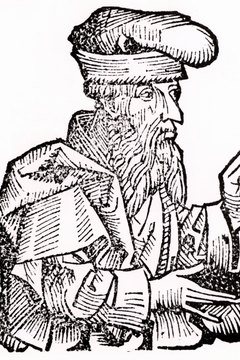Woodcut of Plato