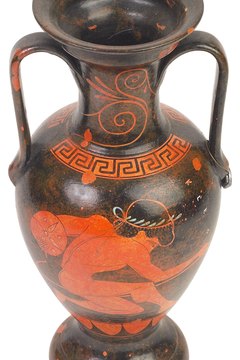 red figure greek pottery