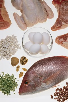 Comstock/Comstock/Getty Images Foods that are high in protein help to keep you full and satisfied, which might help with weight loss.