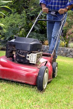 Thinkstock Images/Comstock/Getty Images Mowing the lawns in your neighborhood could lead to a nice chunk of cash.