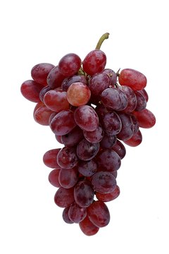 Jupiterimages/Photos.com/Getty Images Red grapes supply small amounts of protein and calcium.