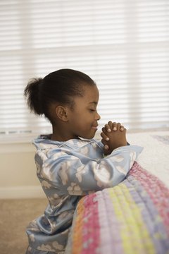 Help reinforce the importance of her faith and prayers with simple crafts.