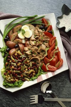 Jupiterimages/Comstock/Getty Images Legumes, tofu and egg whites make excellent additions to your vegetarian menu.