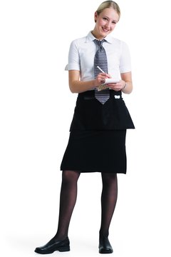 Photodisc/Photodisc/Getty Images Waitresses have to report their tips.