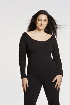Digital Vision./Digital Vision/Getty Images Exercise can accentuate your hourglass curves.